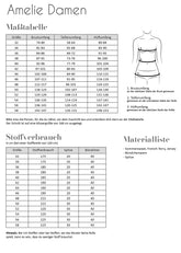 Papierschnittmuster Kleid Amelie Fadenkäfer